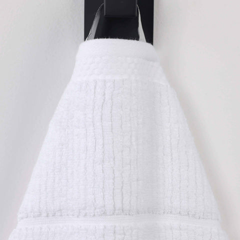 Milo Smart Twist Viscose Cotton Blend Ribbed Bath Sheets, Set of 2