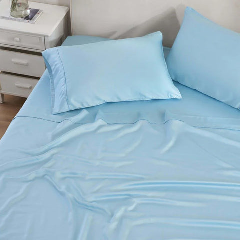 300 Thread Count Modal Sheets Set – Made from Beechwood, Solid Deep Pocket