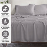 300 Thread Count Modal Sheets Set – Made from Beechwood, Solid Deep Pocket