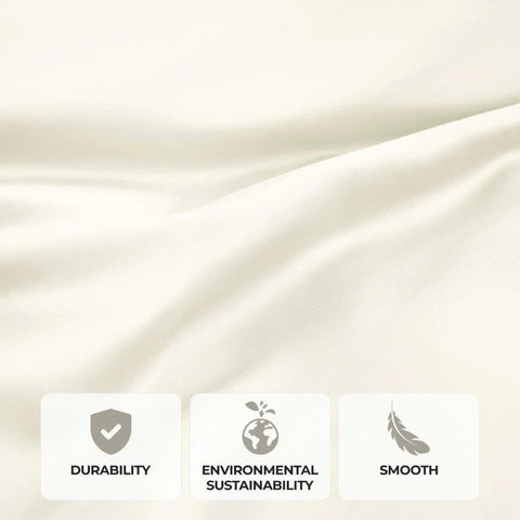 Luxury Egyptian cotton bedding fabric with durability, eco-friendly, and smooth texture features