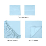 300 Thread Count Modal From Beechwood Solid Deep Pocket Bed Sheet Set