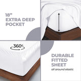 Modal From Beechwood 300 Thread Count Extra Deep Pocket Sheet Set