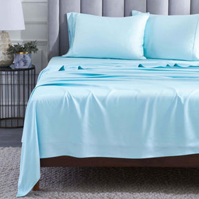 Modal From Beechwood 400 Thread Count Cooling Solid Bed Sheet Set