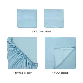 Modal From Beechwood 400 Thread Count Cooling Solid Bed Sheet Set