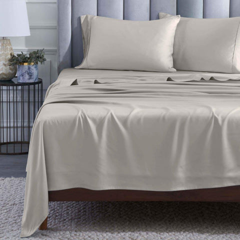 400 Thread Count Modal Fitted Sheet With Set- From Beechwood, Cooling, Solid