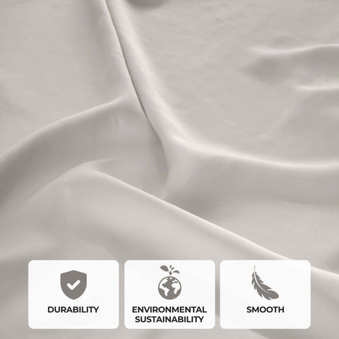 400 Thread Count Modal Fitted Sheet With Set- From Beechwood, Cooling, Solid
