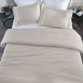 Modal From Beechwood 400 Thread Count Cooling Solid Duvet Cover Set