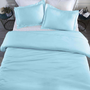 Modal From Beechwood 400 Thread Count Cooling Solid Duvet Cover Set