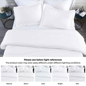 Modal From Beechwood 400 Thread Count Cooling Solid Duvet Cover Set