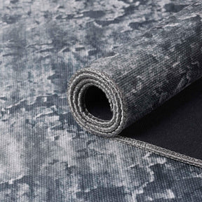 Modern Abstract Power-Loomed Indoor Area Rug Cool Gray