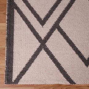 Modern Diamond Lattice Indoor/ Outdoor Area Rug