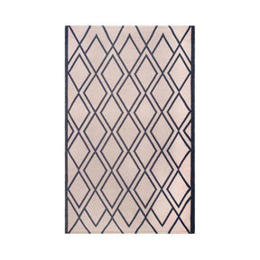 Modern Diamond Lattice Indoor/ Outdoor Area Rug