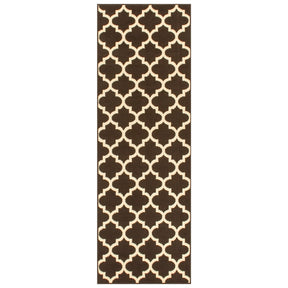Modern Quatrefoil Geometric Lattice Indoor Area Rug