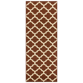 Modern Quatrefoil Geometric Lattice Indoor Area Rug
