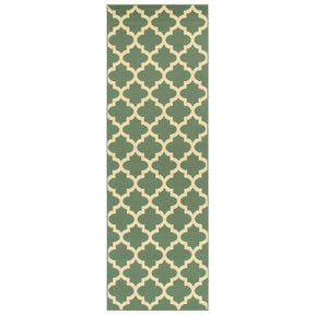 Modern Quatrefoil Geometric Lattice Indoor Area Rug