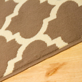 Modern Quatrefoil Geometric Lattice Indoor Area Rug