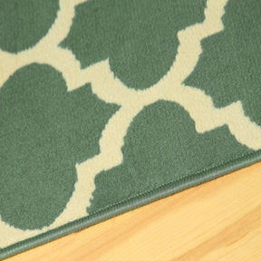 Modern Quatrefoil Geometric Lattice Indoor Area Rug