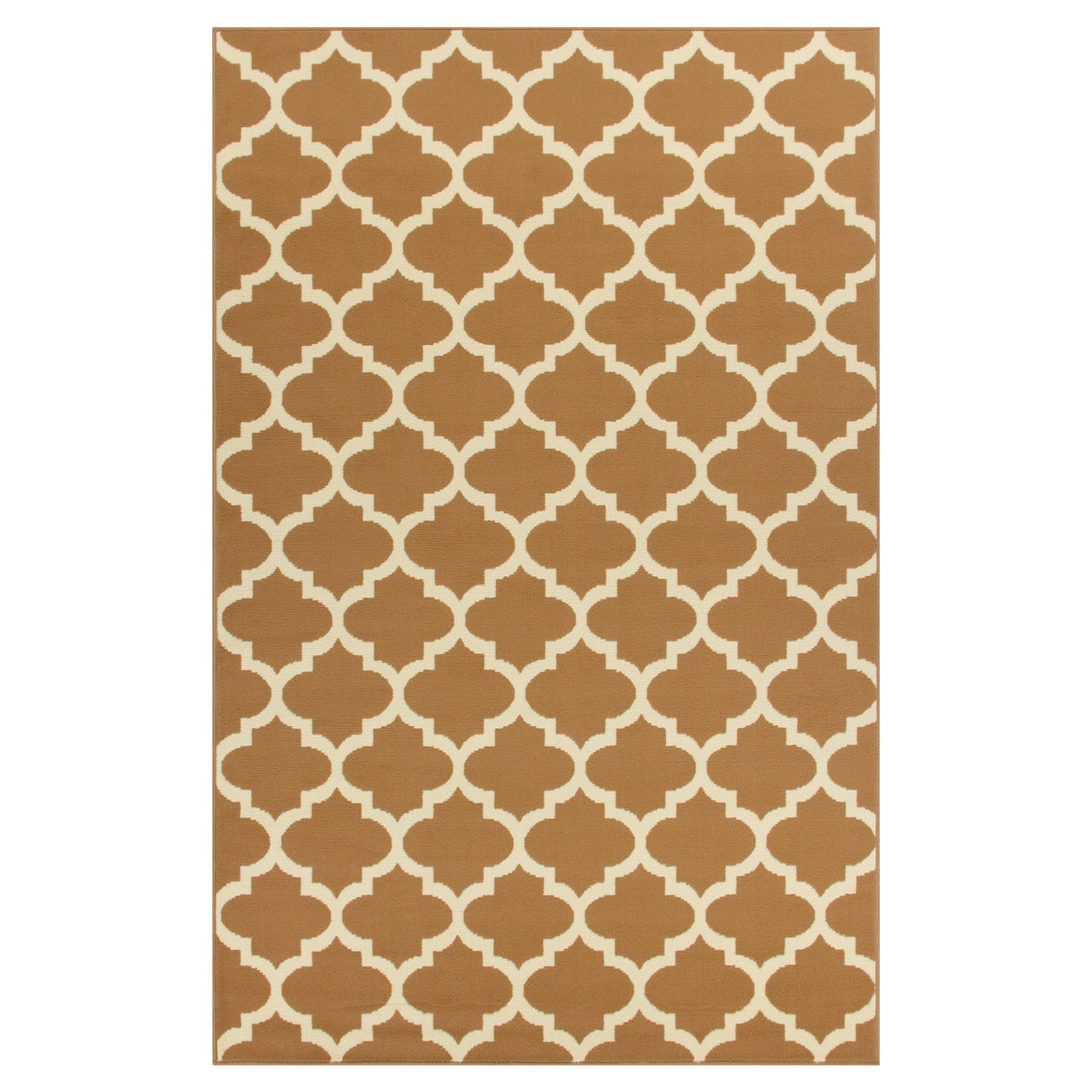 Modern Quatrefoil Geometric Lattice Indoor Area Rug