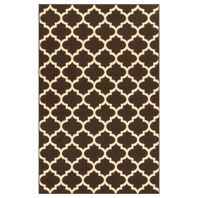 Modern Quatrefoil Geometric Lattice Indoor Area Rug