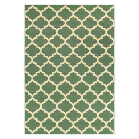 Modern Quatrefoil Geometric Lattice Indoor Area Rug