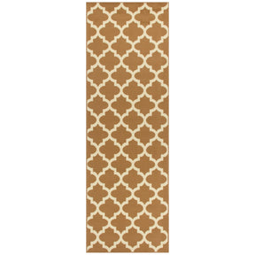 Modern Quatrefoil Geometric Lattice Indoor Area Rug