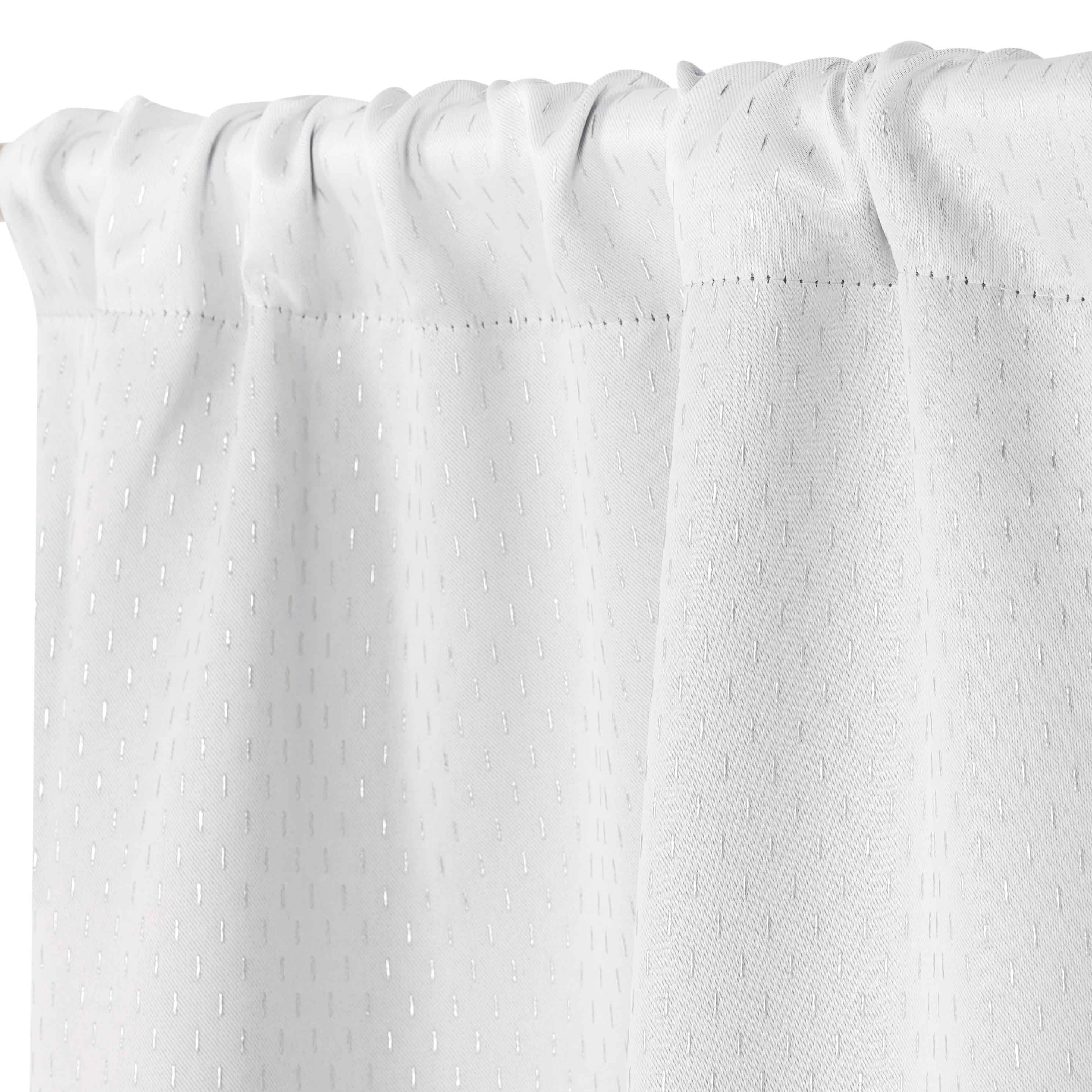 Modern Shimmer Washable Room Darkening Blackout Curtains, Set of 2