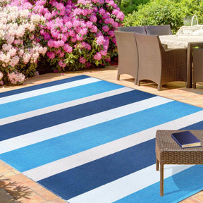 Modern Stripes Area Rug Indoor Outdoor Durable Pattern Rug