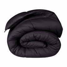 Monochrome Basketweave Plush Microfiber Down Alternative Comforter
