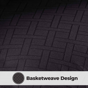 Monochrome Basketweave Plush Microfiber Down Alternative Comforter