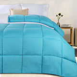 Monochrome Basketweave Plush Microfiber Down Alternative Comforter