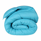 Monochrome Basketweave Plush Microfiber Down Alternative Comforter