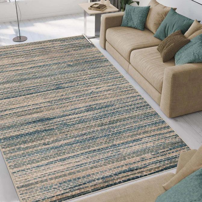 Montouk Pastel Striped Indoor Area Rugs or Runner Rug