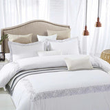Moon Lawn Embroidered Cotton Duvet Cover Set