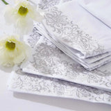 Moon Lawn Embroidered Cotton Duvet Cover Set