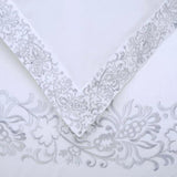 Moon Lawn Embroidered Cotton Duvet Cover Set