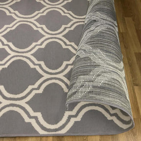 Moroccan Double Trellis Geometric Indoor Area Rugs Or Runner Rug