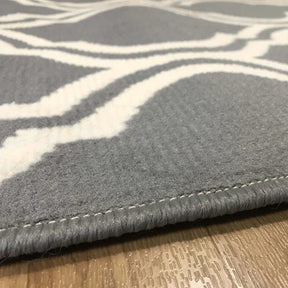 Moroccan Double Trellis Geometric Indoor Area Rugs Or Runner Rug