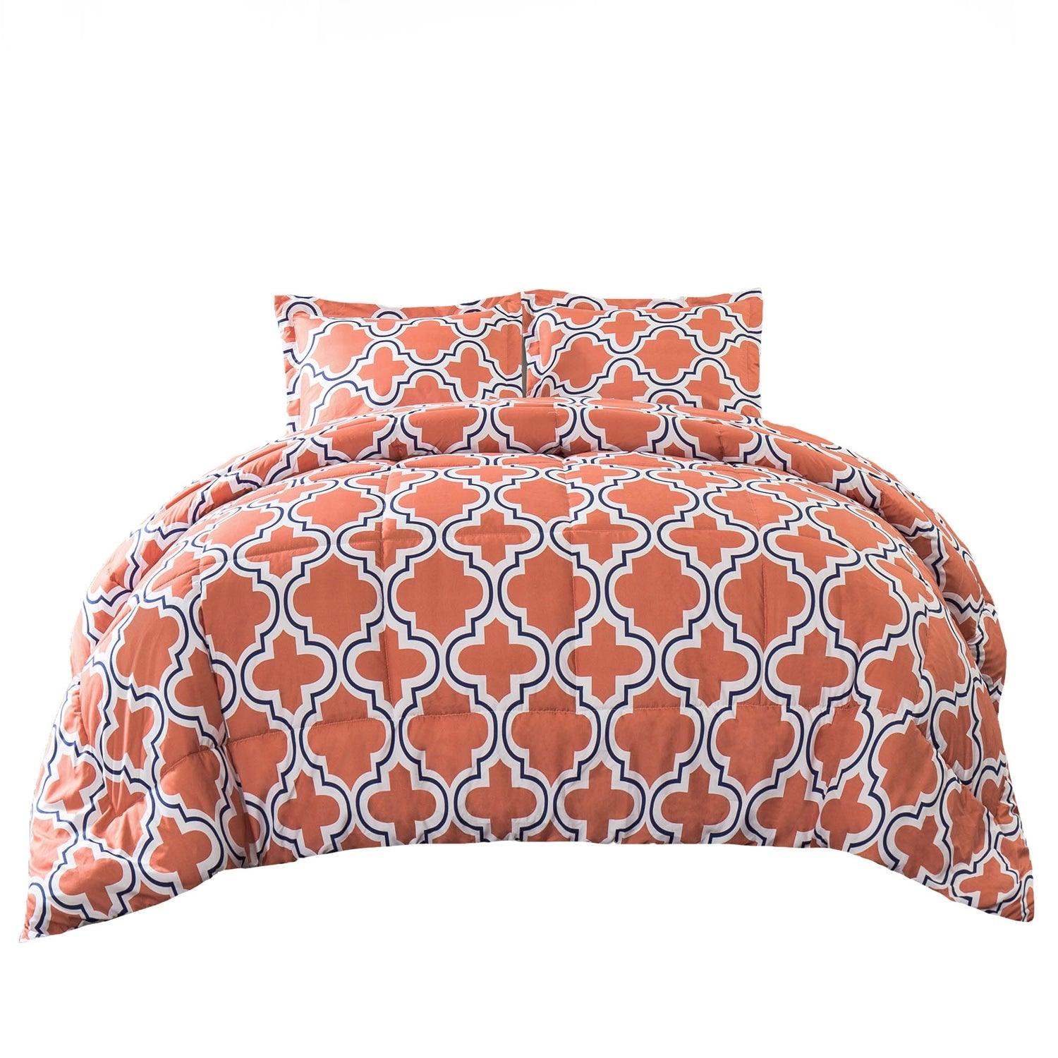 Moroccan Trellis Microfiber Comforter Set