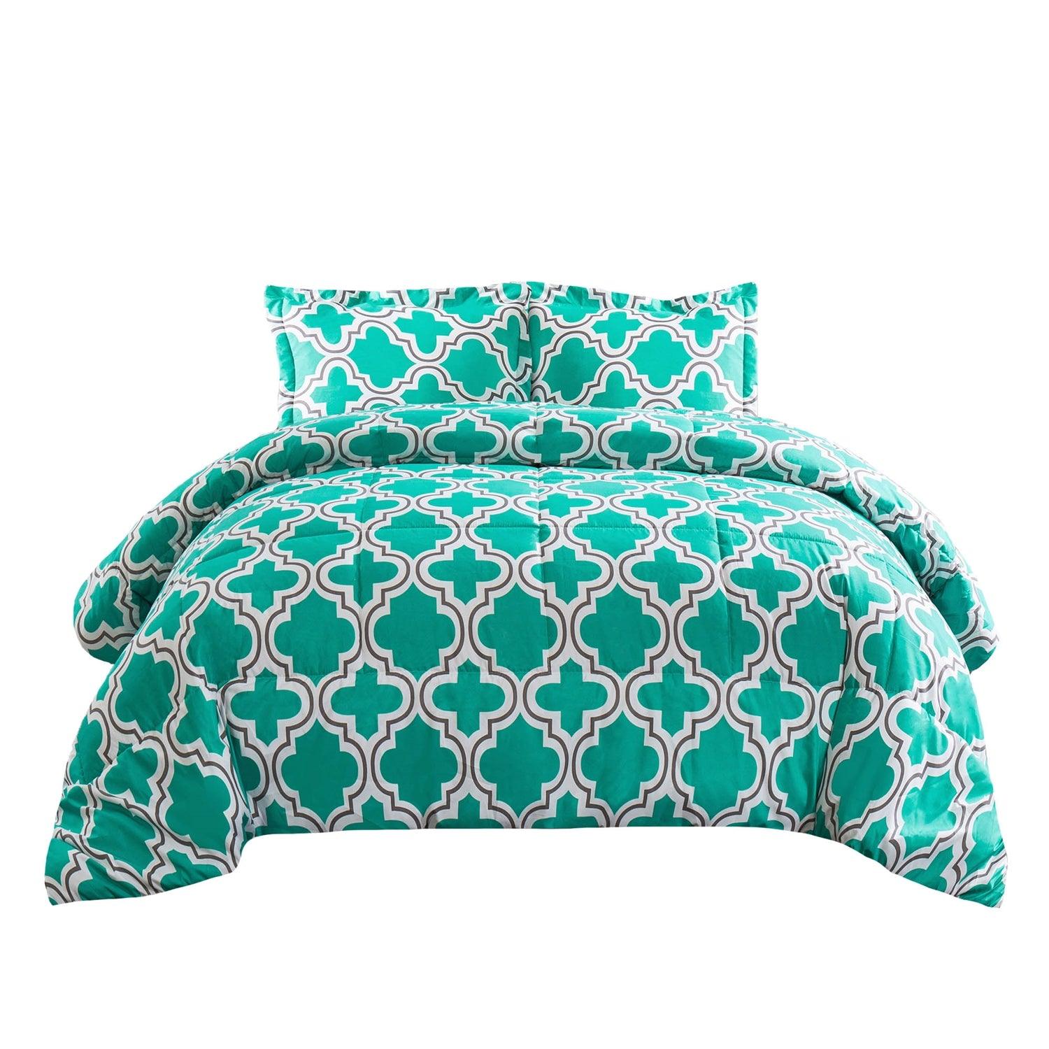 Moroccan Trellis Microfiber Comforter Set