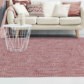Multi Toned Braided Area Rug Bohemian Indoor Outdoor Rugs