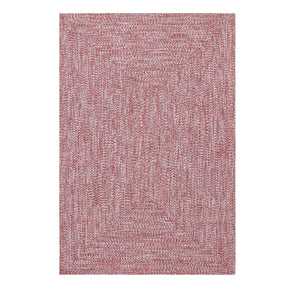 Multi Toned Braided Area Rug Bohemian Indoor Outdoor Rugs