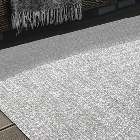 Multi Toned Braided Area Rug Bohemian Indoor Outdoor Rugs