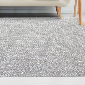 Multi Toned Braided Area Rug Bohemian Indoor Outdoor Rugs