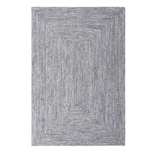 Multi Toned Braided Area Rug Bohemian Indoor Outdoor Rugs