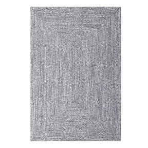 Multi Toned Braided Area Rug Bohemian Indoor Outdoor Rugs
