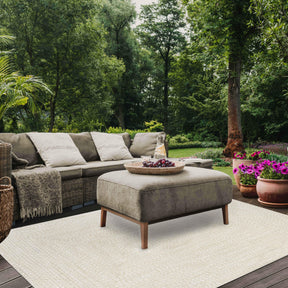Multi Toned Braided Area Rug Bohemian Indoor Outdoor Rugs