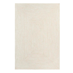 Multi Toned Braided Area Rug Bohemian Indoor Outdoor Rugs