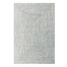 Multi Toned Braided Area Rug Bohemian Indoor Outdoor Rugs
