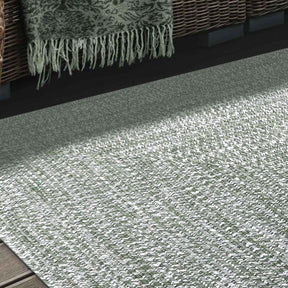 Multi Toned Braided Area Rug Bohemian Indoor Outdoor Rugs