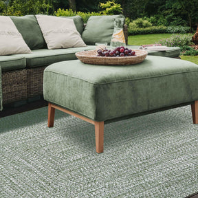 Multi Toned Braided Area Rug Bohemian Indoor Outdoor Rugs